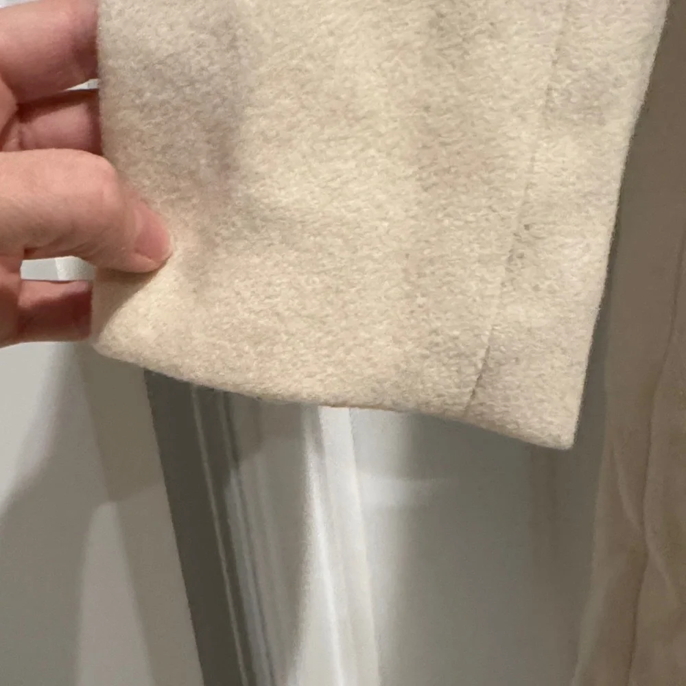 J. Crew Cream Wool winter Coat - Picture 8 of 9